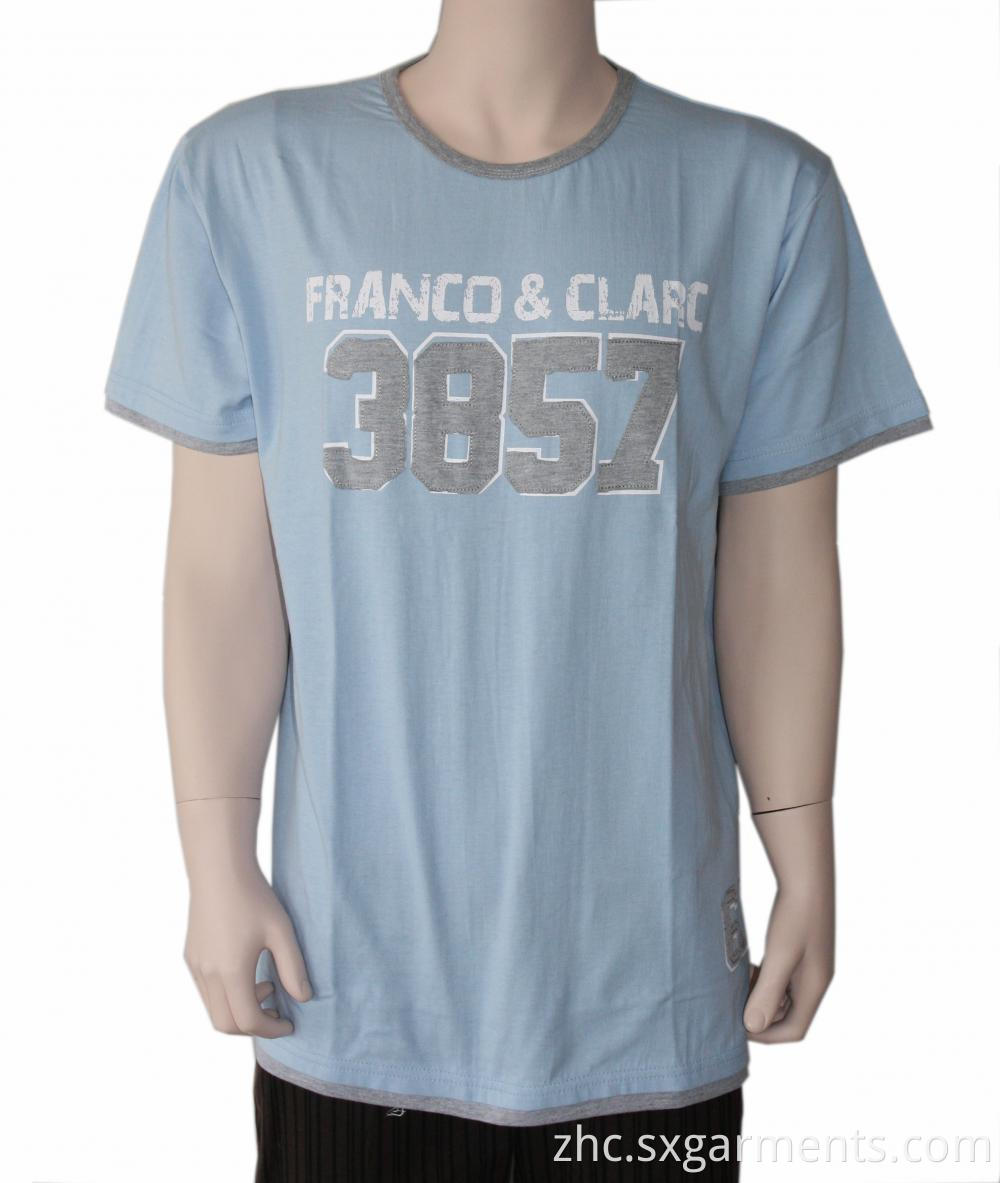 man's short sleeve t-shirt